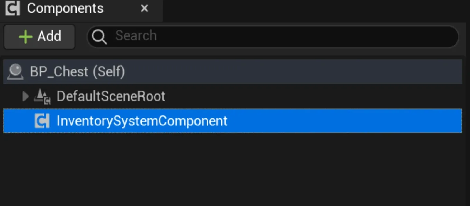 Inventory system component