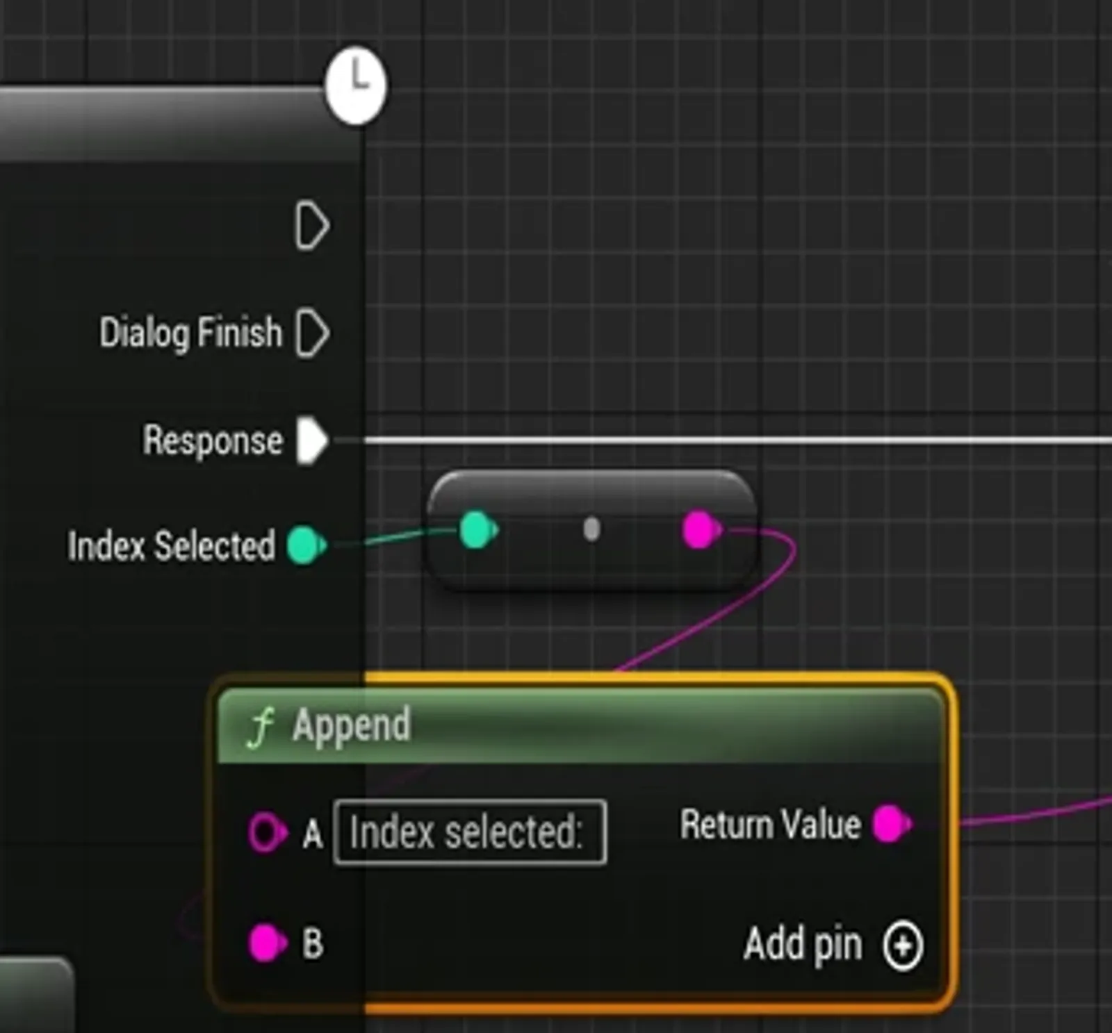 Output nodes and response logic