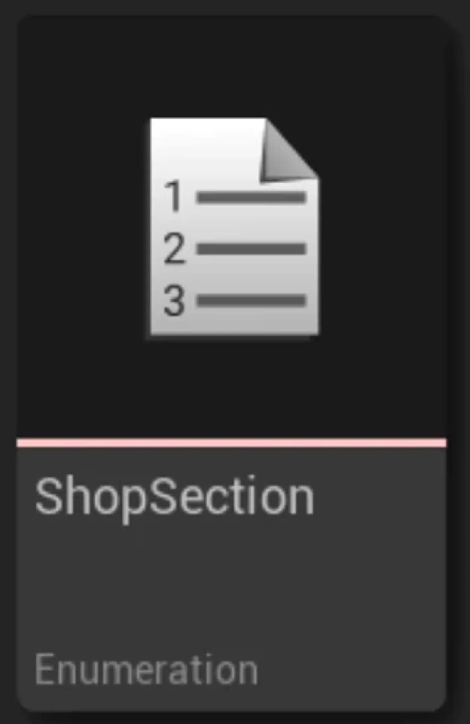 Shop enumeration