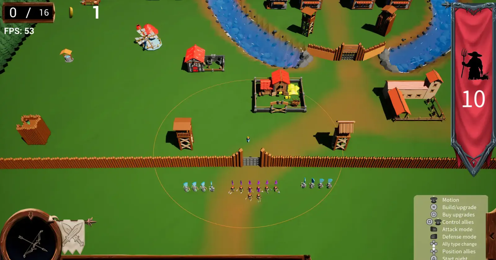 Hero equipment and customization in The Last Fortress