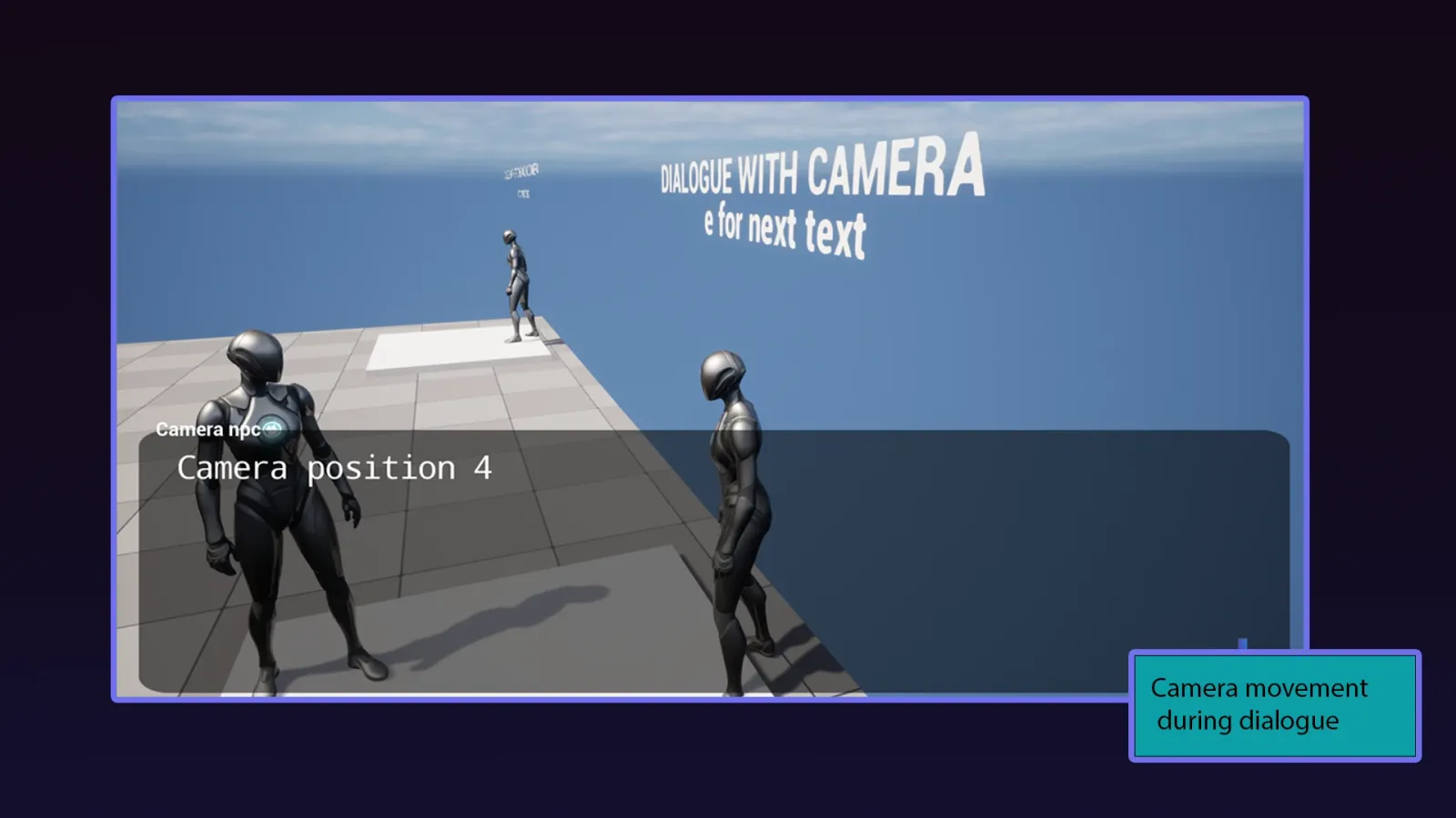 Easy Dialogue System widget con texto de NPC y opciones de respuesta
